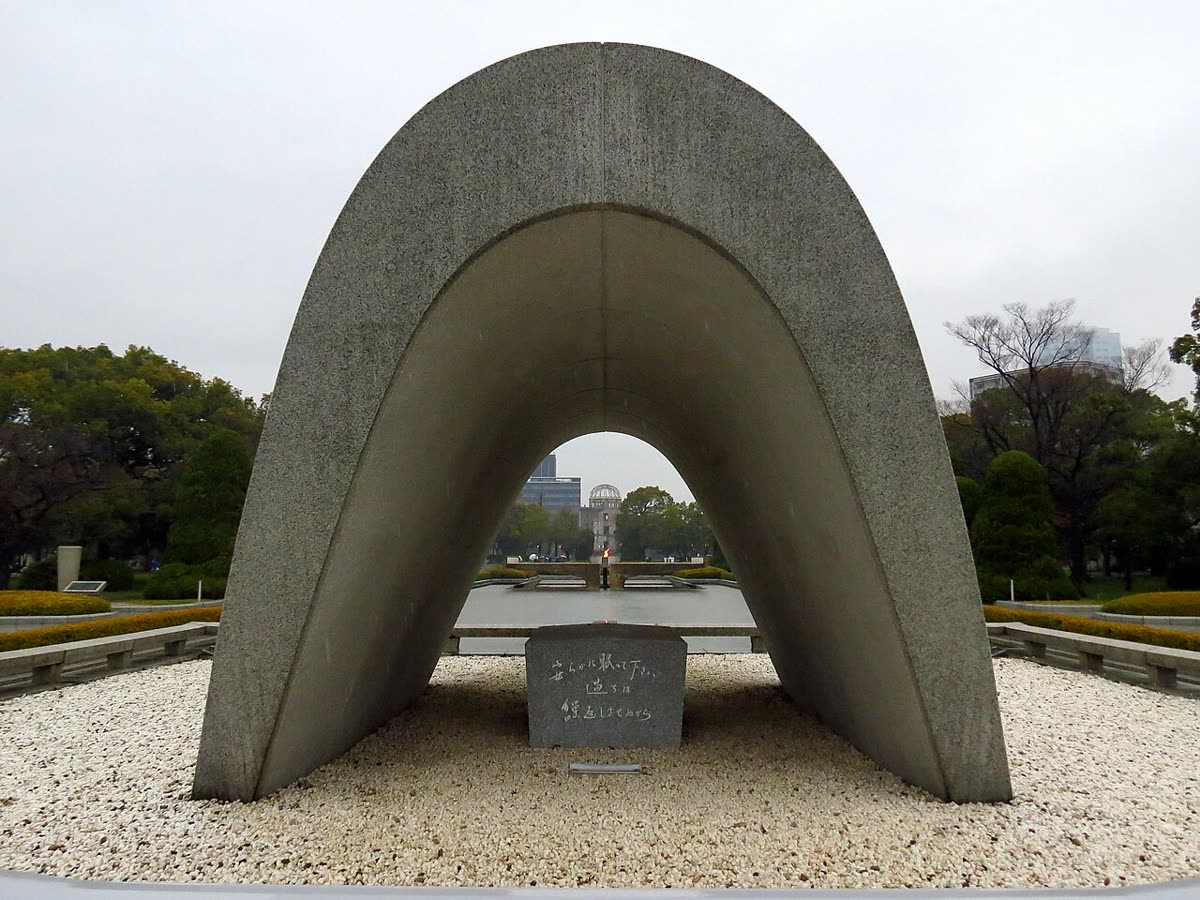 Cenotaph for the A-bomb victims